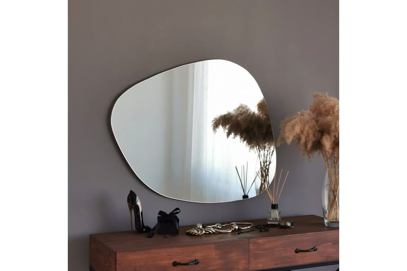 Speil 58x75 cm - Svart - Interiør - Speil - Veggspeil