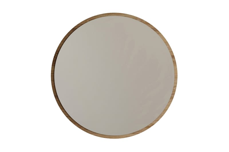 Speil 60x60 cm - Valnøtt - Innredning - Speil - Veggspeil