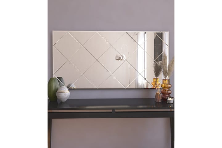 Speil Assa 60 cm Rektangulær - Hvit - Interiør - Speil - Veggspeil