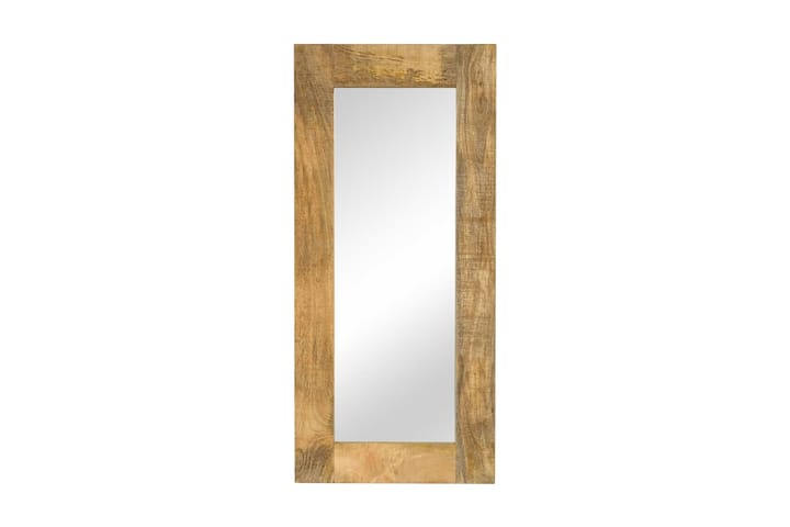 Speil heltre mango 50x110 cm - Beige|Hvit - Innredning - Speil - Veggspeil