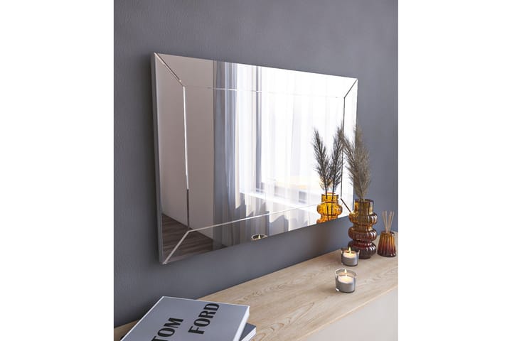 Speil Rosan 50 cm Rektangulær - Hvit - Interiør - Speil - Veggspeil
