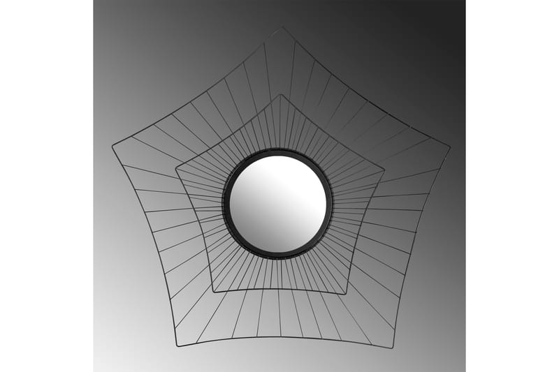 Speil Star - Svart - Innredning - Speil - Veggspeil