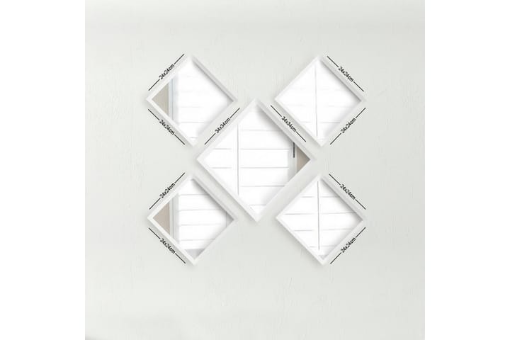 Speil Velservrook - Hvit/Sølv - Innredning - Speil - Veggspeil