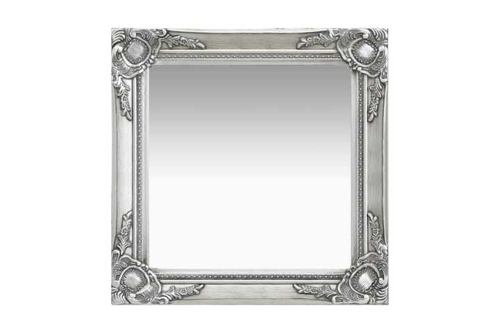 Veggspeil barokkstil 50x50 cm sølv - Interiør - Speil - Gangspeil