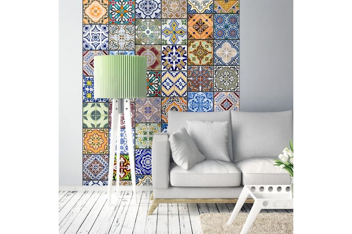 Fototapet Colorful Mosaic 50x1000 - Artgeist sp. z o. o. - Innredning - Tapet - Fototapeter