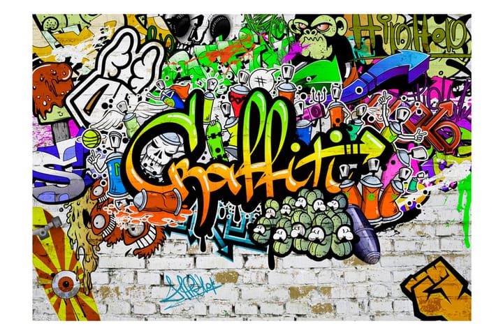 Fototapet Graffiti On The Wall 300x210 - Artgeist sp. z o. o. - Innredning - Tapet - Fototapeter