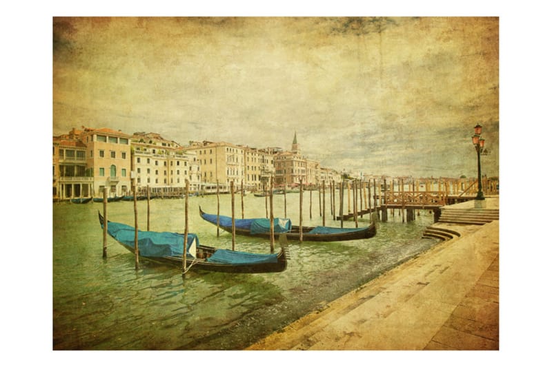 Fototapet Grand Canal Venice Vintage 300x231 - Finnes i flere størrelser - Innredning - Tapet - Fototapeter