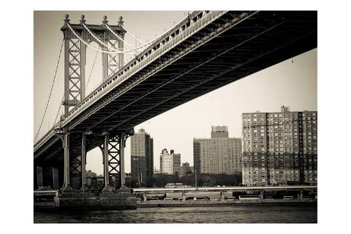 Fototapet Manhattan Bridge New York 300x231 - Artgeist sp. z o. o. - Innredning - Tapet - Fototapeter