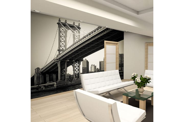 Fototapet Manhattan Bridge New York 300x231 - Artgeist sp. z o. o. - Innredning - Tapet - Fototapeter