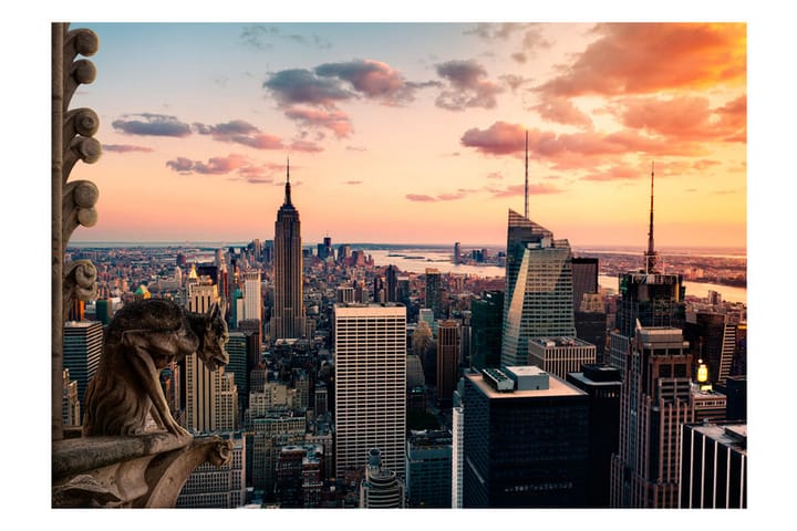 Fototapet New York The Skyscrapers And Sunset 300x210 - Artgeist sp. z o. o. - Innredning - Tapet - Fototapeter