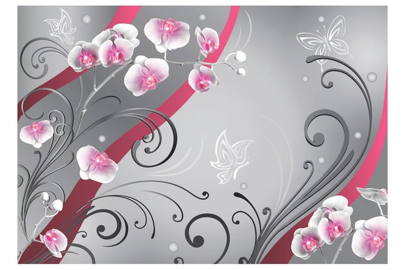 Fototapet Pink Orchids Variation 300x210 - Artgeist sp. z o. o. - Innredning - Tapet - Fototapeter