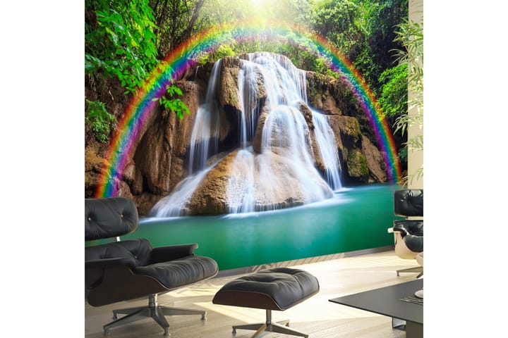Fototapet Waterfall Of Fulfilled Wishes 100x70 - Finnes i flere størrelser - Innredning - Tapeter - Fototapeter