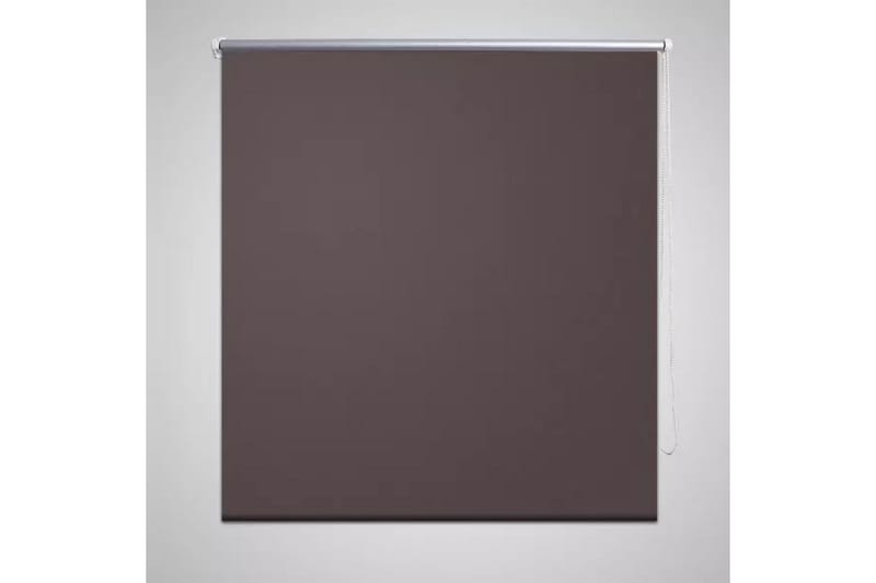Rullegardin 140 x 175 cm kaffefarget - Hvit - Innredning - Tekstiler - Gardiner