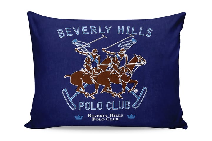 Putetrekk Beverly Hills Polo Club 50x70 cm 2-pk - Brun|Mørkblå - Innredning - Tekstiler - Sengetøy