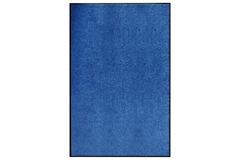 Dørmatte vaskbar blå 120x180 cm - Blå - Innredning - Tepper & Matter - Dørmatte og entrématte
