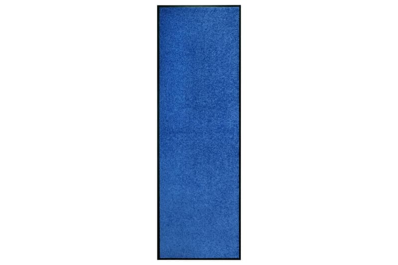 Dørmatte vaskbar blå 60x180 cm - Blå - Innredning - Tepper & Matter - Dørmatte og entrématte
