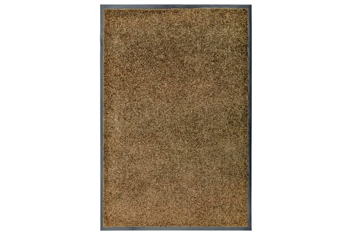 Dørmatte vaskbar brun 60x90 cm - Brun - Innredning - Tepper & Matter - Dørmatte og entrématte