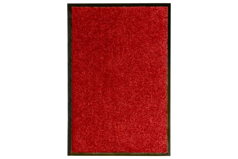 Dørmatte vaskbar rød 40x60 cm - Rød - Innredning - Tepper & Matter - Dørmatte og entrématte