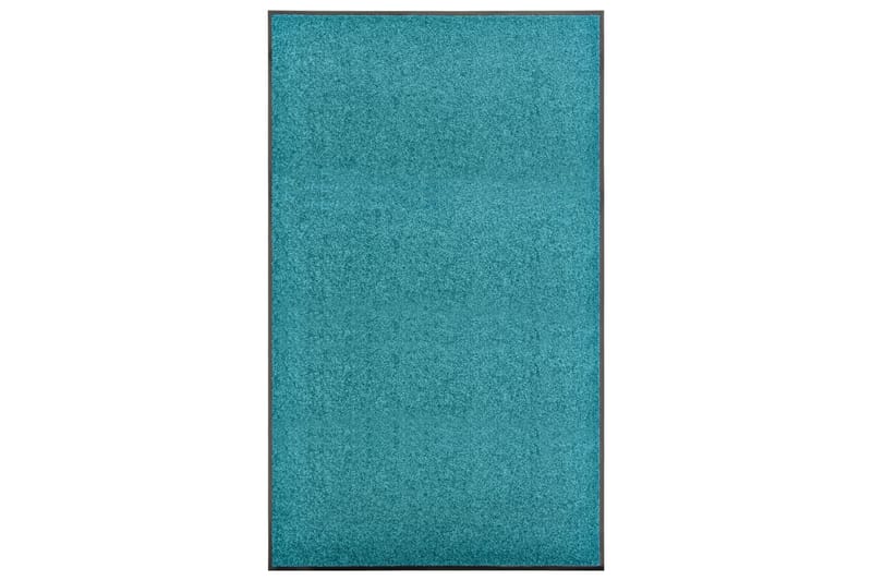 Dørmatte vaskbar turkis 90x150 cm - Blå - Innredning - Tepper & Matter - Dørmatte og entrématte