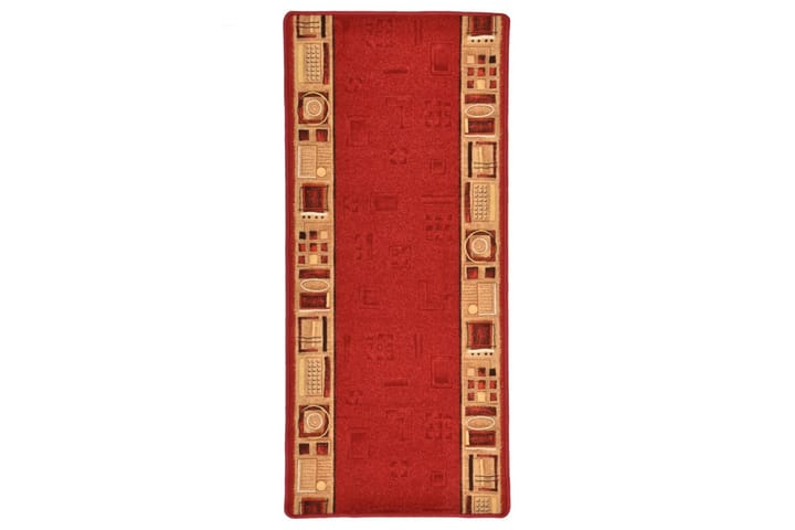 Teppeløper gelbelagt bakside 67x150 cm rød - Rød - Innredning - Tepper & Matter - Gangmatter