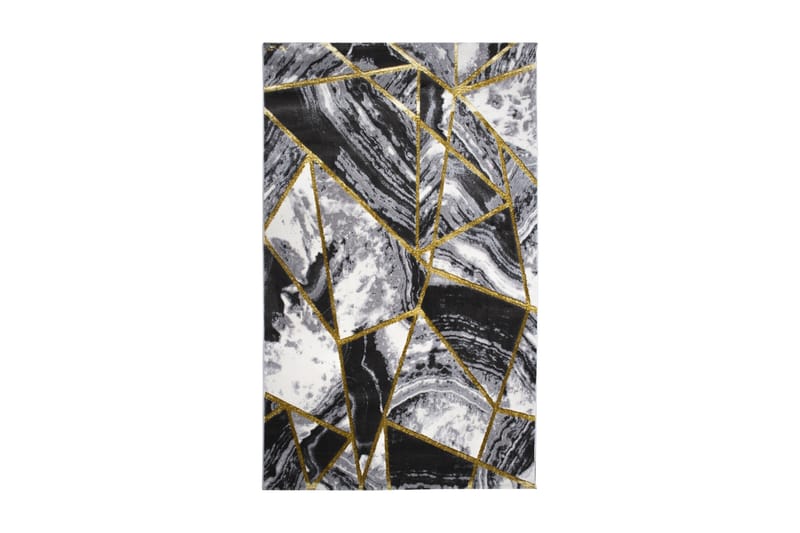 Matte Asaphe 80x150 cm - Hvit/Svart/Grå/Gull - Innredning - Tepper & Matter - Små tepper