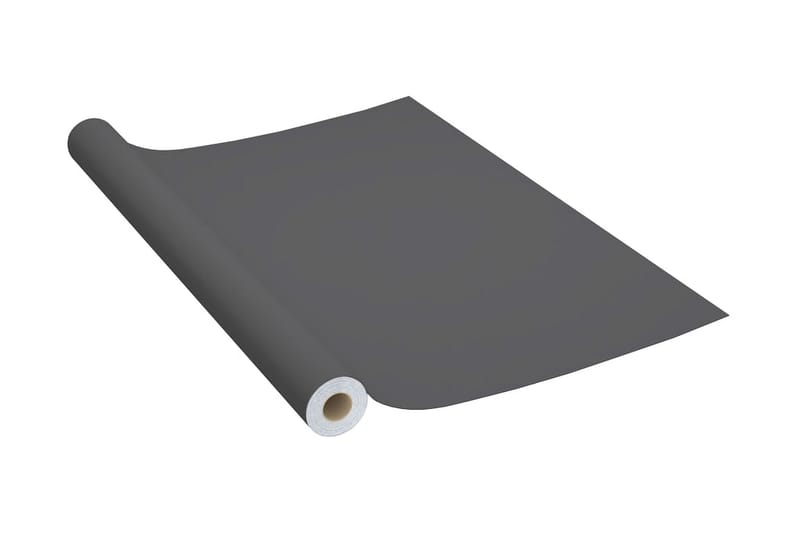 Selvklebende møbelfolier 2 stk 500x90 cm PVC grå - Grå - Innredning - Veggdekorasjon - Dekorativ plast
