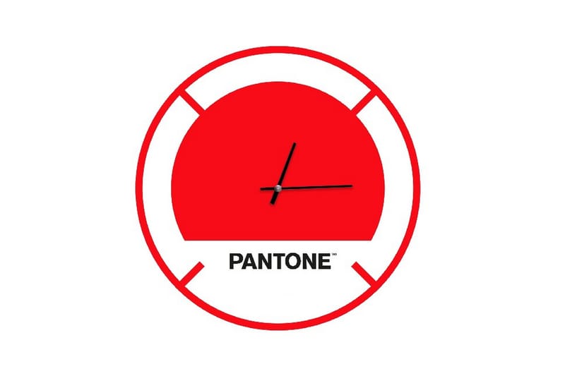 PANTONE Drive In Klokke - Pantone By Homemania - Innredning - Veggdekorasjon - Klokker