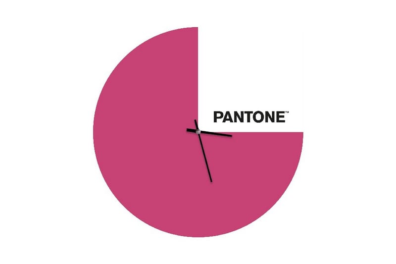 PANTONE Slice Klokke - Pantone By Homemania - Interiør - Veggdekorasjon - Klokker