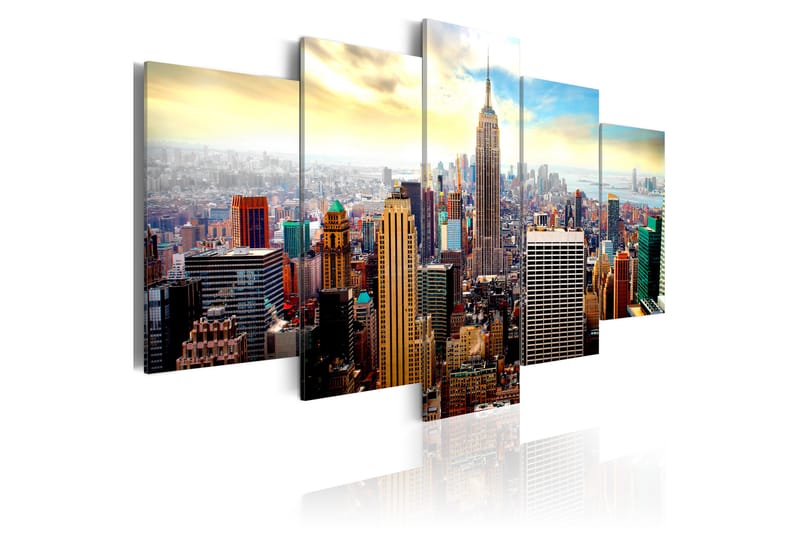 Bilde Heart Of The City 100x50 - Finnes i flere størrelser - Innredning - Veggdekorasjon - Lerretsbilder