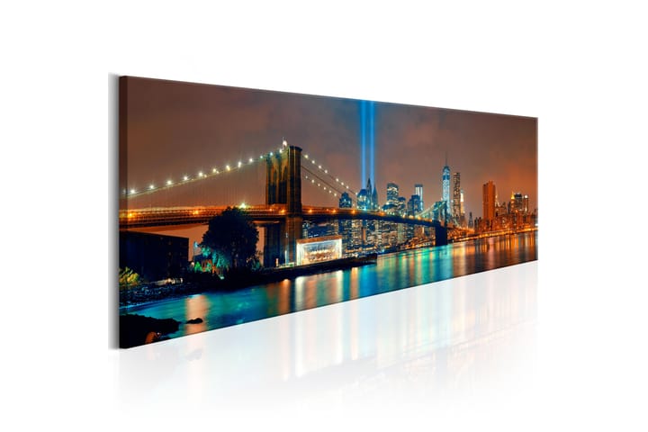 Bilde New York City Beautiful Night 150x50 - Finnes i flere størrelser - Innredning - Veggdekorasjon