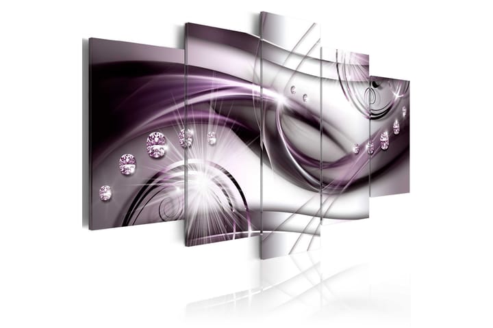 Bilde Violet Glow 200x100 - Finnes i flere størrelser - Innredning - Veggdekorasjon - Lerretsbilder