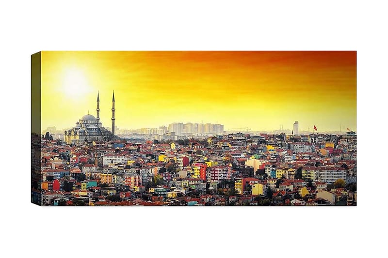 Canvasbilde YTY Cities & Countries Flerfarget
