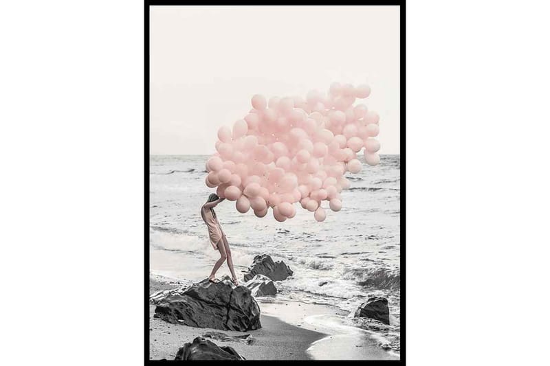 Poster Gallerix Pink Balloons No1 - Gallerix - Innredning - Veggdekorasjon - Posters