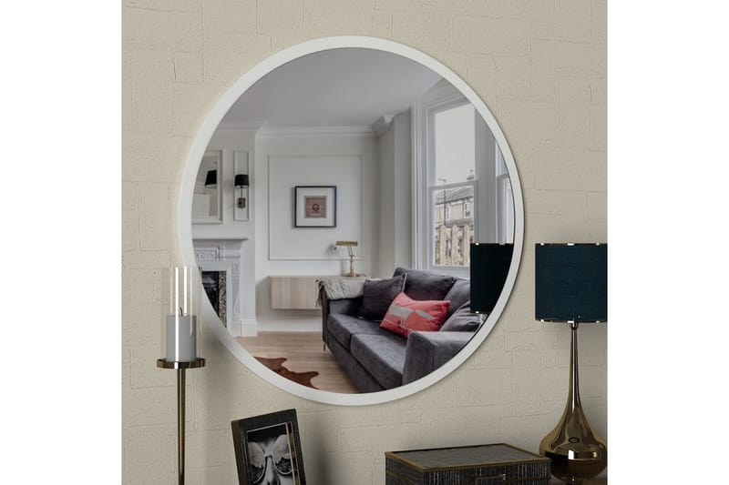 Coner Speil 59 cm - Hvit - Innredning - Veggdekorasjon - Speil