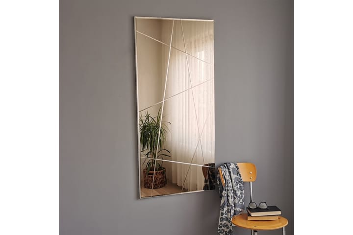 Dekorasjonsspeil Nately 130 cm - Sølv - Innredning - Veggdekorasjon - Speil