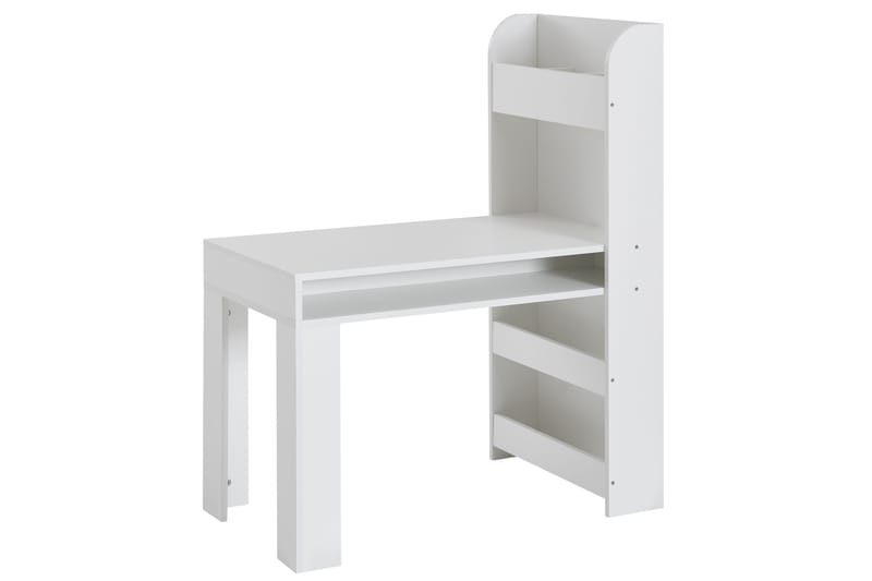 Barneskrivebord Rachid 90 cm Rektangulær - Hvit - Møbler - Barnemøbler - Barnebord - Skrivebord barn