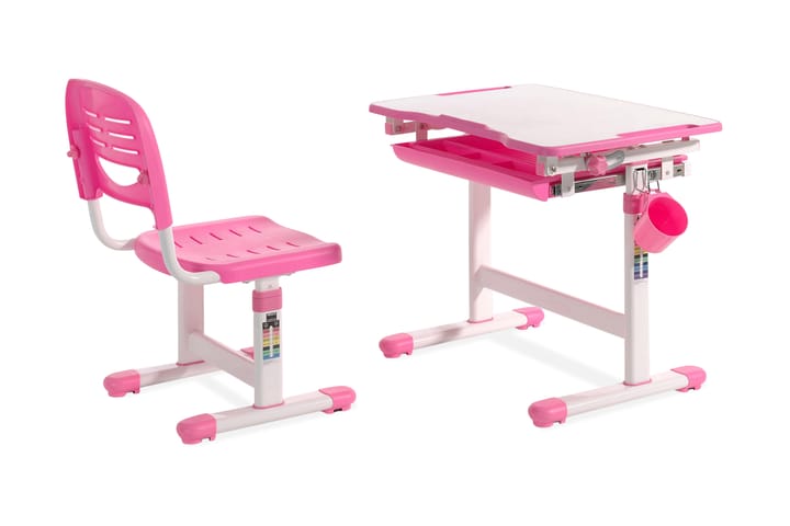 Tegnebord Friscadu - Rosa - Møbler - Barnemøbler - Barnebord - Skrivebord barn
