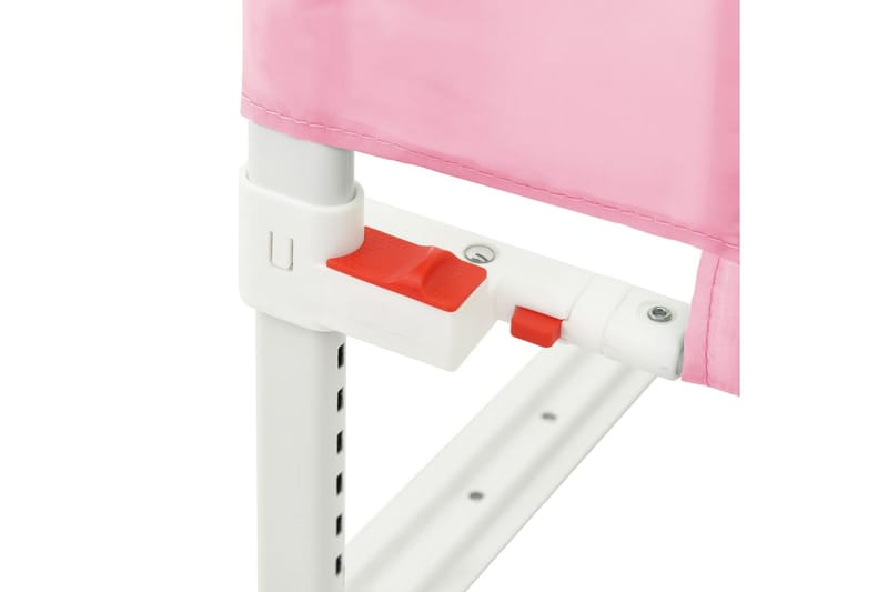 Sengehest småbarn rosa 200x25 cm stoff - Rosa - Møbler - Barnemøbler - Barneseng & Juniorseng - Tilbehør barneseng