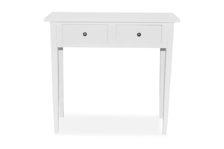 Konsollbord med to skuffer hvit - Hvit - Møbler - Stoler - Spisestuestoler & kjøkkenstoler