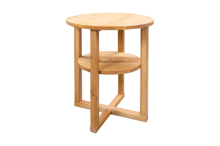 Sidebord 40x50 cm heltre eik - Brun|Beige - Møbler - Bord - Avlastningsbord & sidobord - Brettbord og småbord