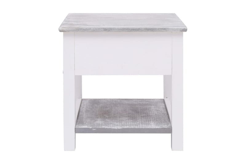Sidebord grå 40x40x40 cm keisertre - Grå - Møbler - Bord - Avlastningsbord & sidobord - Brettbord og småbord