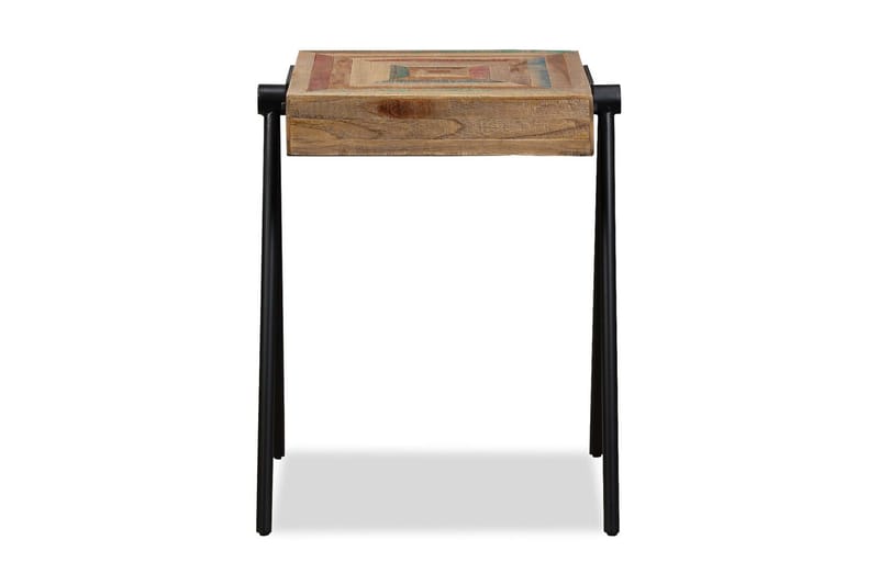 Sidebord heltre gjennvunnet teak - Brun - Møbler - Bord - Avlastningsbord & sidobord - Brettbord og småbord