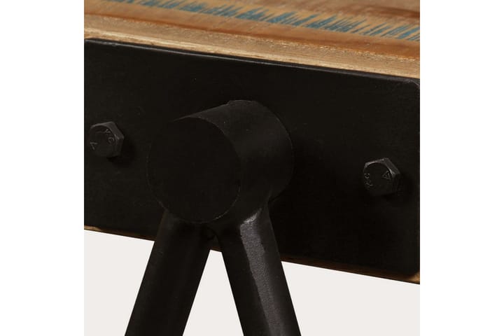 Sidebord heltre gjennvunnet teak - Brun - Møbler - Bord - Avlastningsbord & sidobord - Brettbord og småbord