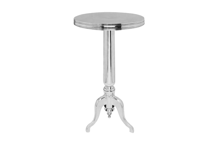 Sidebord rundt aluminium sølv - Sølv - Møbler - Bord - Avlastningsbord & sidobord - Brettbord og småbord