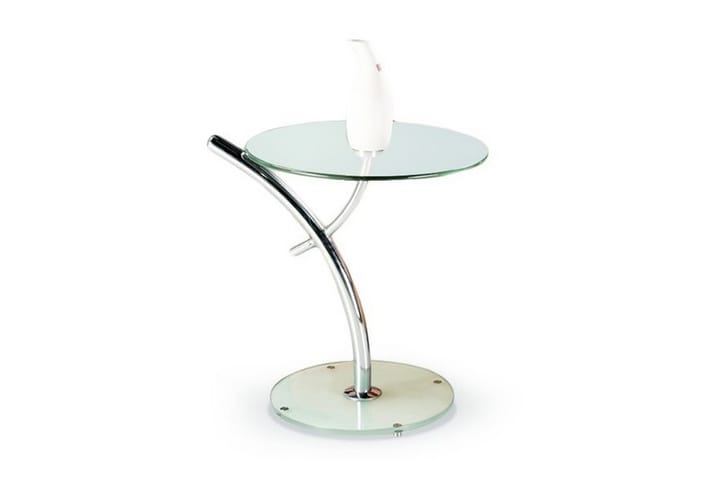 Sidebord Posnick 50 cm Rundt - Glass - Møbler - Bord - Sofabord