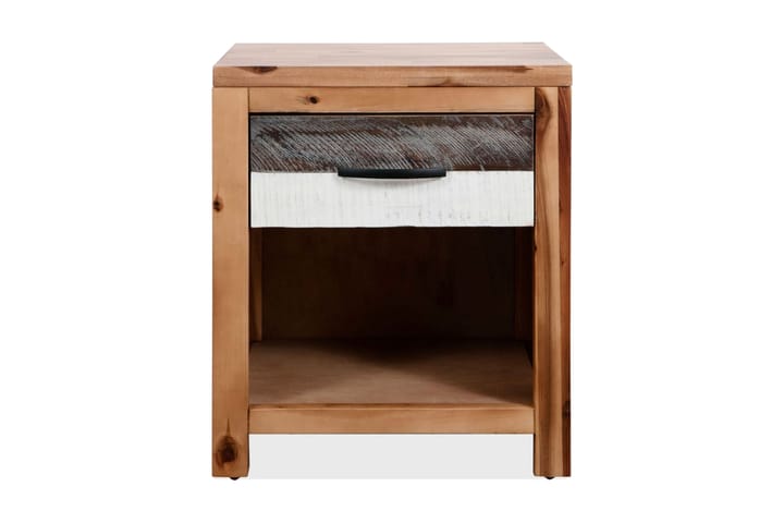 Nattbord heltre akasie 40x30x48 cm - Brun - Hagemøbler & utemiljø - Hagebord - Spisebord ute