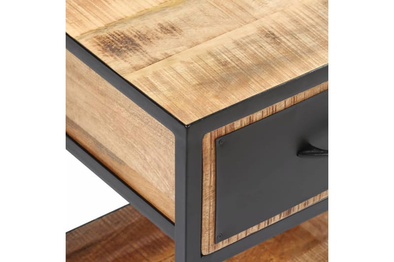 Nattbord heltre mango 40x30x50 cm - Brun - Møbler - Bord - Avlastningsbord & sidobord - Sengebord & nattbord