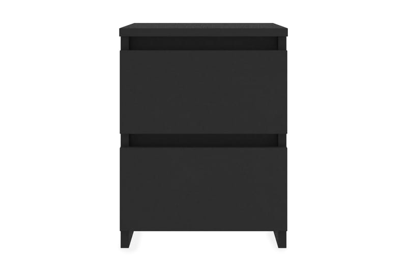 Nattbord svart 30x30x40 cm sponplate - Svart - Møbler - Bord - Avlastningsbord & sidobord - Sengebord & nattbord