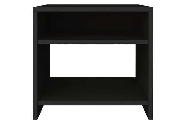 Nattbord svart 40x30x40 cm sponplate - Svart - Møbler - Bord - Avlastningsbord & sidobord - Sengebord & nattbord