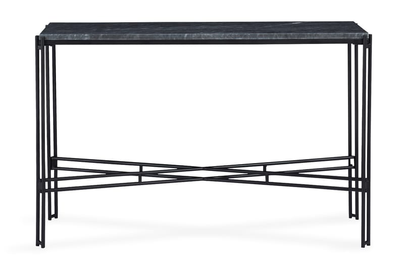 Avlastningsbord Sisko 100 cm Marmor - Svart|Grå - Møbler - Bord - Sofabord